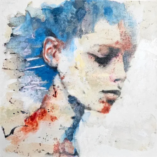Evocative portrait of a woman | contemporary art